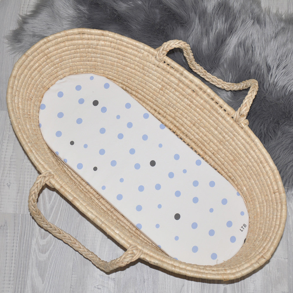 Little Turtle Baby Change Mat Covers add that finishing touch to your baby's nursery.  This size of fitted sheet - 80x50x12cm - is not only perfect for covering your changing pad, but also fits many of the smaller sized bassinets, 100% Jersey Cotton