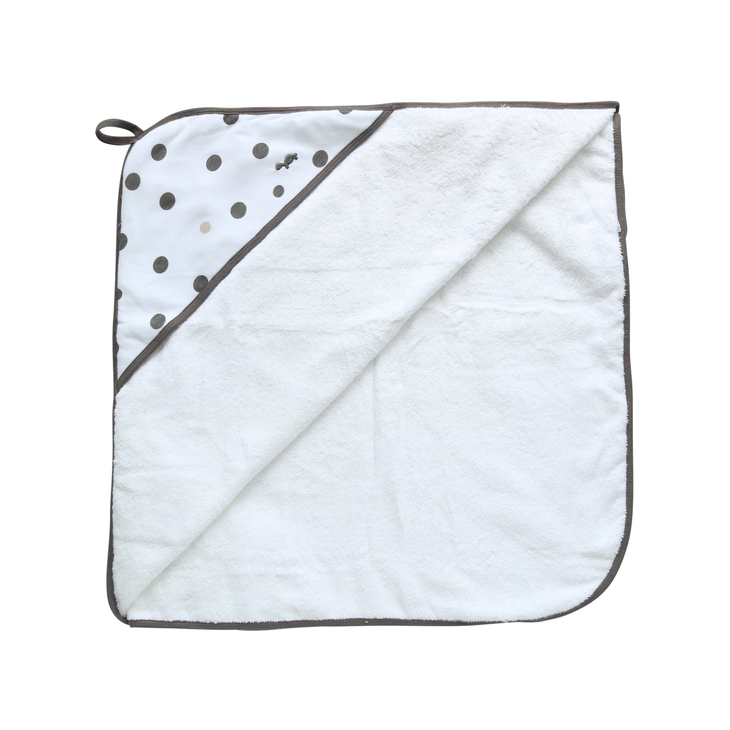 Little Turtle Baby, Hooded Towel, Soft on babies` skin, 100% Cotton Terry towelling and Cotton Jersey Towelling lined hood for extra comfort and absorbency, Traditional square style; size – 80cm x 80cm