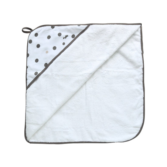 Little Turtle Baby, Hooded Towel, Soft on babies` skin, 100% Cotton Terry towelling and Cotton Jersey Towelling lined hood for extra comfort and absorbency, Traditional square style; size – 80cm x 80cm