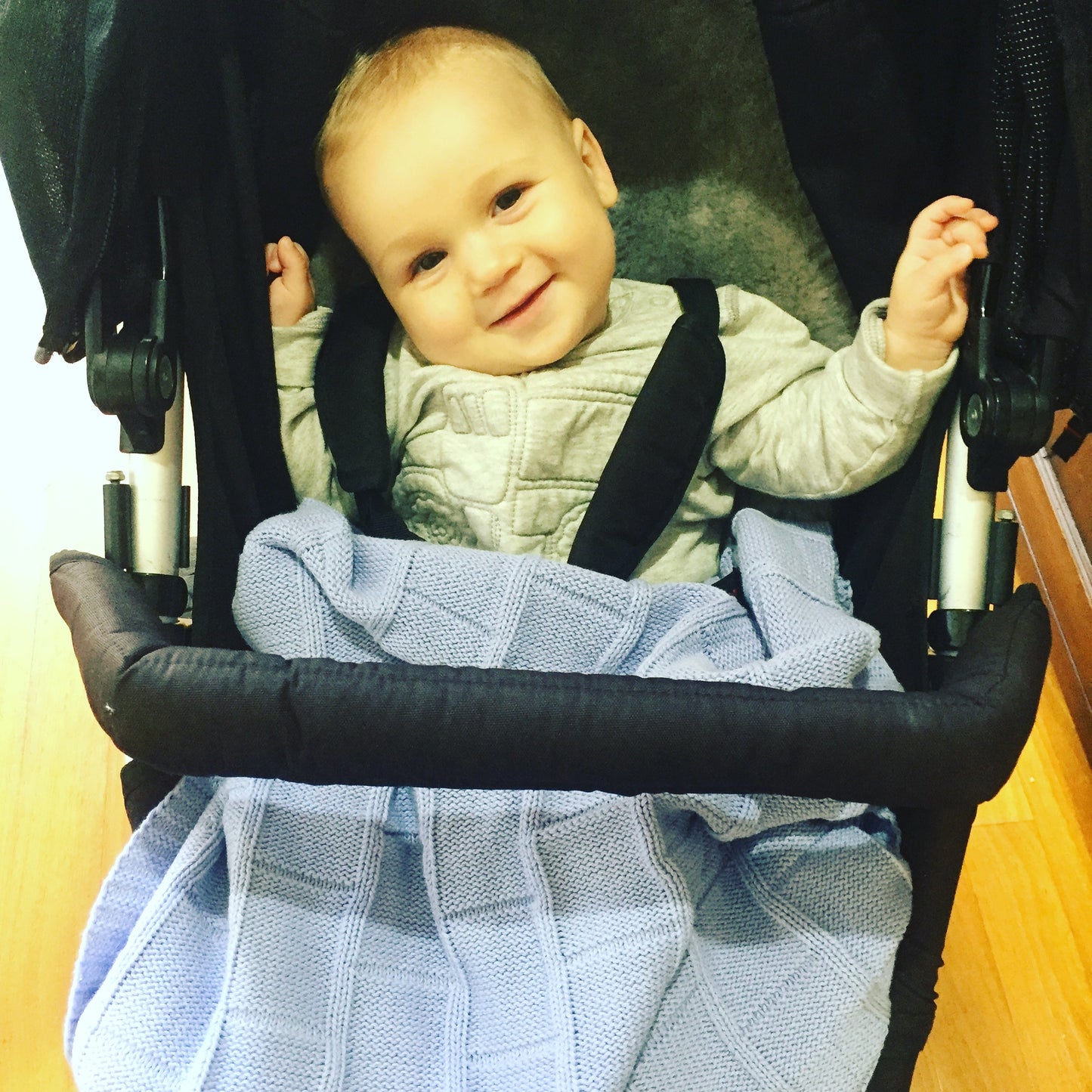 Little Turtle Baby, Organic Cotton Blanket provides a sense of warmth and comfort, premium material, gentle for babies` delicate skin