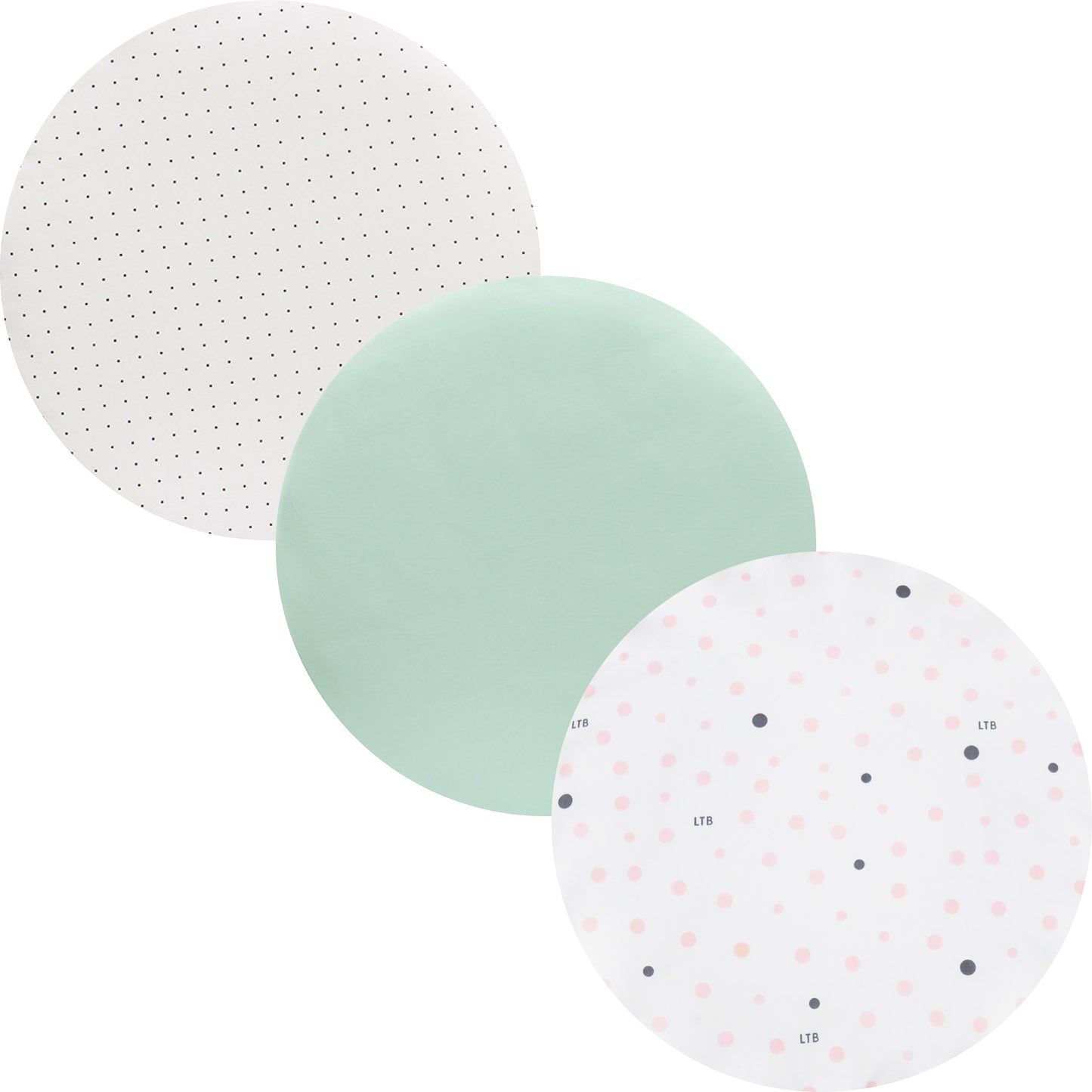 Little Turtle Baby, 100% cotton, circular shape bassinet sheet, soft on babies` skin, high qualityLittle Turtle Baby, 100% cotton, circular shape bassinet sheet, soft on babies` skin, high quality, 70cm diameter