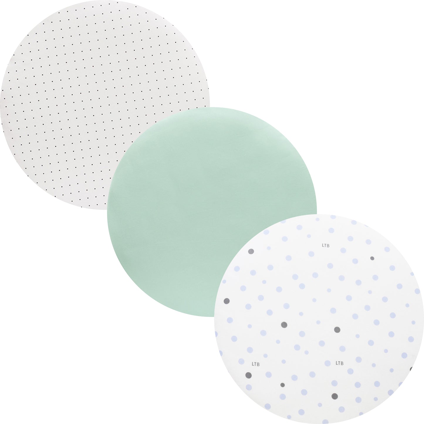 Little Turtle Baby, 100% cotton, circular shape bassinet sheet, soft on babies` skin, high qualityLittle Turtle Baby, 100% cotton, circular shape bassinet sheet, soft on babies` skin, high quality, 70cm diameter