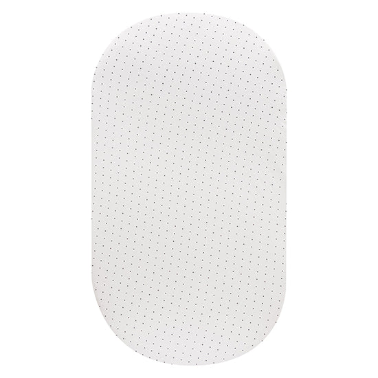 Little Turtle Baby, Oval Cot Fitted Sheet, 100% Jersey Cotton, Generously sized, Size: 125cm x 70cm x 25cm, Soft on babies` delicate skin, high quality material